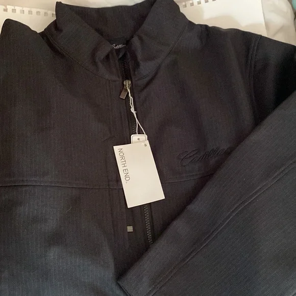 North End Black Jacket Waterproof All Weather Cadillac Collect Coat XL - Picture 14 of 14